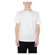 Calvin Klein Herr Höst/Vinter Polyester T-Shirt White, Herr