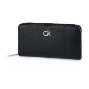 Calvin Klein BAX Plånbok - Stilfull och Organiserad Black, Dam
