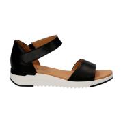 Caprice black casual open sandals Black, Dam