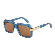 Cazal Stiliga UV-skyddande solglasögon Blue, Unisex