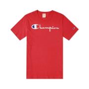 Champion T-Skjorta Red, Herr