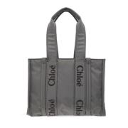 Chloé ‘Woody Medium’ shopper väska Gray, Dam