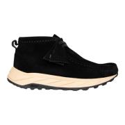 Clarks Stiliga Wallabee Eden Sneakers Black, Herr