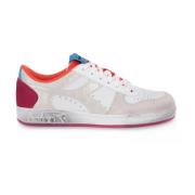 Diadora Eleganta Magic Basket Low Sneakers White, Dam