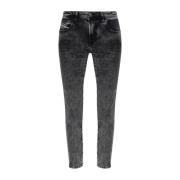 Diesel ‘2015 Babhila L.30’ skinny fit jeans Gray, Dam