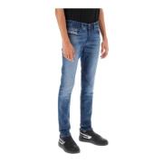 Diesel Vintage Mörk Tvätt Skinny Fit Jeans Blue, Herr