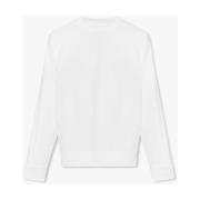 Diesel Sweatshirt med kontrasterande häl och logodetaljer White, Herr