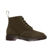 Dr. Martens 101 UB Repello Calf Suede Olive Stövel Green, Herr