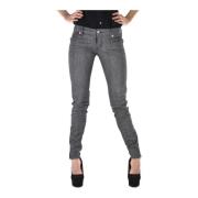 Dsquared2 Grå Skinny Jeans med Swarovski-insatser Gray, Dam