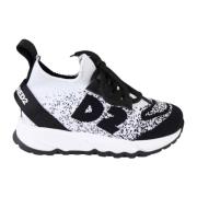 Dsquared2 Vita/Svarta Sneakers White, Dam