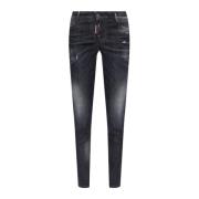 Dsquared2 Svarta Skinny Jeans för Kvinnor Black, Dam