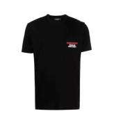 Dsquared2 Svart T-shirt - Klassisk Stil Black, Herr