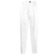 Dsquared2 Vita byxor med hög midja White, Dam