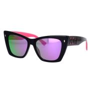 Dsquared2 Ikoniska solglasögon med trendigayanser Black, Unisex