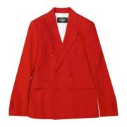 Dsquared2 Elegant Dubbelknäppt Jacka Red, Dam