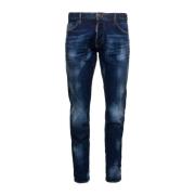 Dsquared2 Slim-fit Denim Jeans Uppgradering för Män Blue, Herr