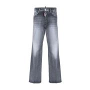 Dsquared2 Svarta Straight Jeans för Kvinnor Gray, Dam