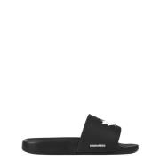 Dsquared2 Svarta Sandaler för Män Black, Herr