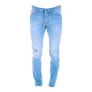 Dsquared2 Slim-fit Denim Jeans med Trendiga Revor Blue, Herr
