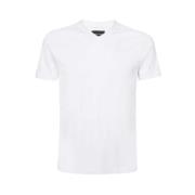 Emporio Armani V-Hals T-Shirt White, Herr