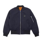 Emporio Armani Reversibel blå och orange bomberjacka Blue, Herr