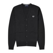 Fred Perry Svarta Sweaters - Stil/Modell Namn Black, Herr