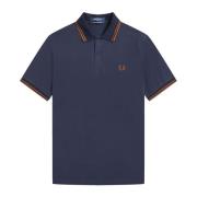 Fred Perry Twin Tipped Polo Navy/Ice Blue, Herr