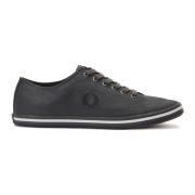 Fred Perry Twill Gunmetal Sneakers Gray, Herr