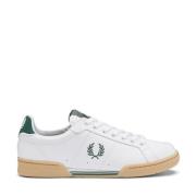 Fred Perry Läder Sneakers B722 B6202 White, Dam