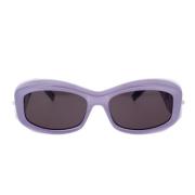 Givenchy Modernt solglasögon med geometrisk design Purple, Dam