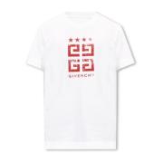 Givenchy T-shirt med logotyp White, Herr