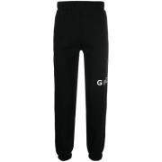 Givenchy Svarta Logo-Print Track Pants Black, Herr