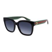 Gucci Kvinnors accessoarer solglasögon svart Ss23 Green, Dam