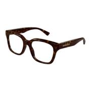 Gucci Vintage Havana Square Glasögon Brown, Dam