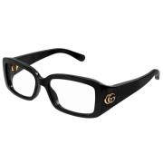 Gucci Modern och feminin GG Corner solglasögon Black, Unisex