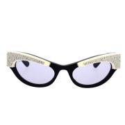 Gucci Stiliga solglasögon med unik design Black, Dam