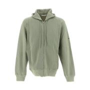 Helmut Lang Stickad Jsy Hoodie Tung Green, Herr