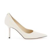 Jimmy Choo Love 85 Lackläderpumps White, Dam