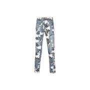 John Richmond Tryckta Tie Dye Raka Jeans Blue, Herr