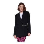 John Richmond Logo Kedja Blazer Black, Dam