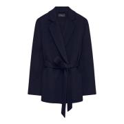 Joseph Elegant Double Face Cashmere Wrap Kappa Blue, Dam