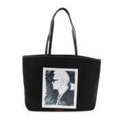 Karl Lagerfeld Elegant Legend Toteväska Black, Dam