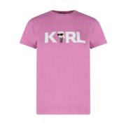 Karl Lagerfeld T-Skjorta Pink, Dam
