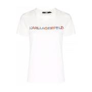 Karl Lagerfeld T-shirt White, Dam