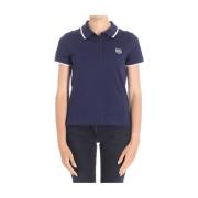 Kenzo Blå Tiger Polo Skjorta Blue, Dam