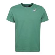K-Way Edouard Grön Bomull T-shirt för Män Green, Herr