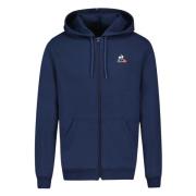 le coq sportif Sweatshirt med Sweatshirt med dragkedja Blue, Herr