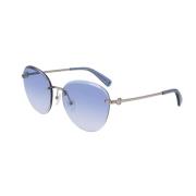 Longchamp Stiliga solglasögon för modeframåt kvinnor Gray, Dam