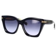 Marc Jacobs Trendiga fyrkantiga solglasögon för kvinnor Black, Unisex