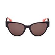 Max & Co Svarta Cat Eye Solglasögon för Kvinnor Black, Dam